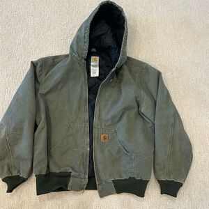 Carhartt Green Hooded Jacket